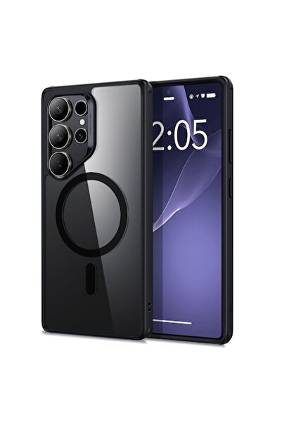 SOFAL Θήκη για Samsung Galaxy S25 Ultra, W55, Πολυουρεθάνη, Διαφανές Μαύρο