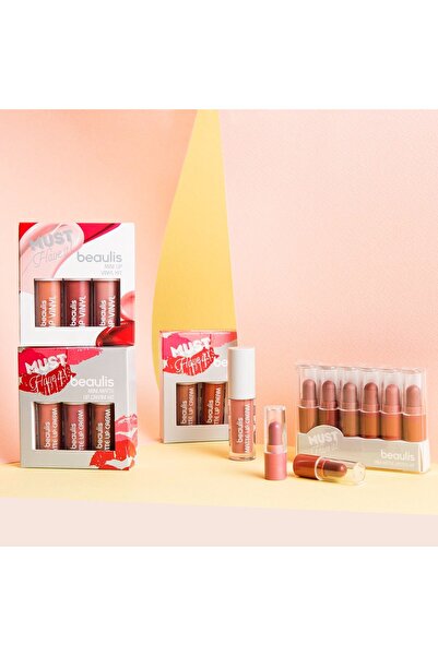 beaulis Mini Matte Lipstick Set No. 227 (Original Products)