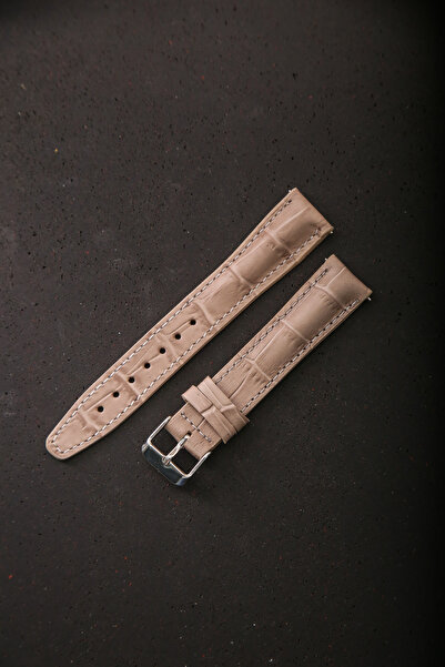 DXL Hakiki Deri 18mm Akıllı Pimli Saat Kordonu