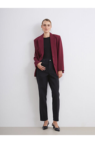 LC Waikiki Black Mom Fit Women's Jean Pants