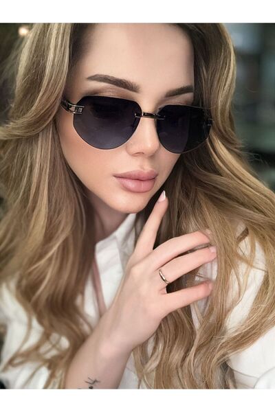 ZENIT نظارات شمسية نسائية بيضاوية الشكل باللون الأزرق من يوليا، متوافقة مع ال...