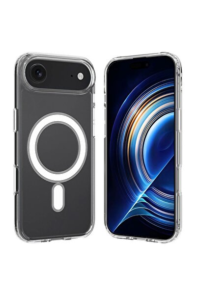 Tim High-Protection Case for iPhone 17 Air, Z23, Hard Plastic, Clear