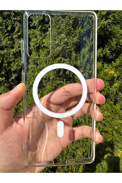 Deppo Trend Samsung Galaxy S20 Fe Uyumlu Kılıf Sert Sararmaz Magsafe Kamera Korumalı Koruyucu Dayanıklı Kapak