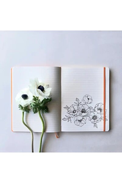 Rhodiarama Notebook A5 Rhodiarama, 80 file, ivory, dictando