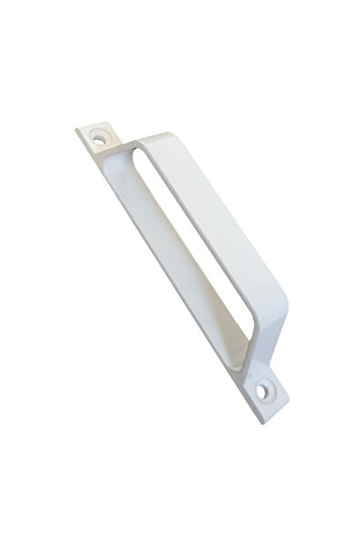 SOLIDON Mâner pentru ușă de balcon SOLIDON, tip 'D', aluminiu, alb RAL9016