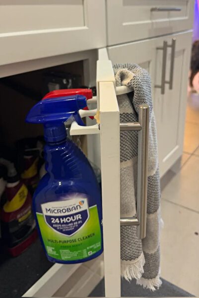 Genç 3D Dolap İçi Organizer Askı | Kapak Arkası Düzenleyici | Bez ve Temizlik...