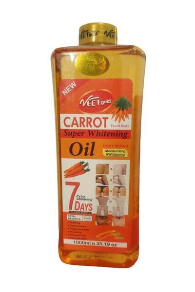 Veet زيت الجزر الذهبي للتبييض الفائق 1000 مل