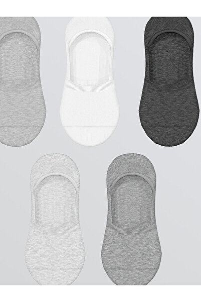 LC Waikiki New Season Women's Plain Ballerina Socks, Pack of 5