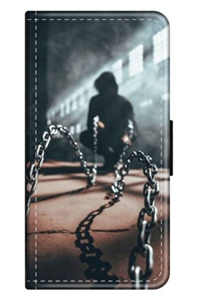 Atlas Husa personalizata tip carte HQPrint pentru Huawei P10, model Chain Man...