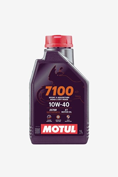 Motul 7100 10W-40 1 Lt. 4 Zamanlı Tam Sentetik Motosiklet Yağı (Üretim Yılı: ...