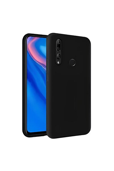Q Aksesuar Huawei Y9 Prime 2019 Uyumlu Silikon Lansman Telefon Kılıfı - Siyah