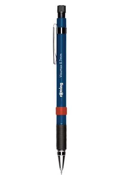 Rotring | Visumax Versatil Kalem, 0.7 mm Uç, Lacivert, Ergonomik Kauçuk Tutuş, Çevir-Aç Silgi
