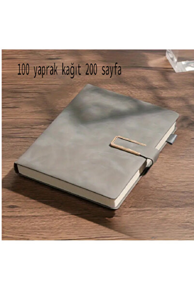 MAVIGOK A5 Блокнот - Магнітна застібка, червона лінія, сторінки з датами, анг...