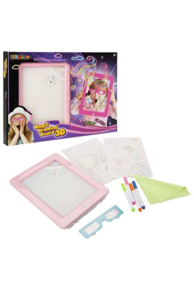 Sunman Doodle 3D Magic Drawing Board Pink or White