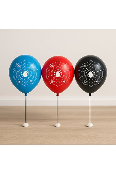 Balonsan بالونات بنمط العنكبوت، عبوة من 25 قطعة