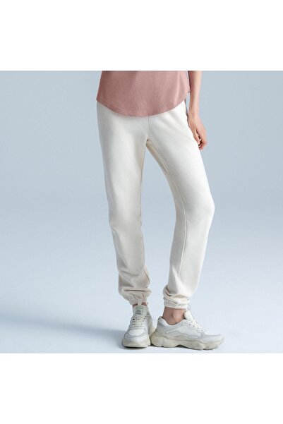 Giordano Women's Regular Fit High-Waist French Terry Knit Pants