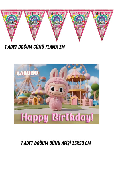 HAPPYLOOPPARTY مجموعة شارات مطابقة لشخصية لابوبو