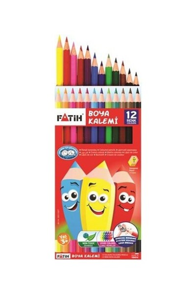 Fatih 12 Renk Tam Boy Boyakalemi