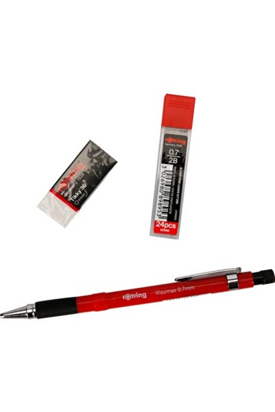 Rotring Visumax Versatil Kalem Okul Seti 0.7 mm Kırmızı