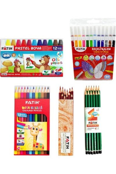 Fatih 5 Parça Okul Seti