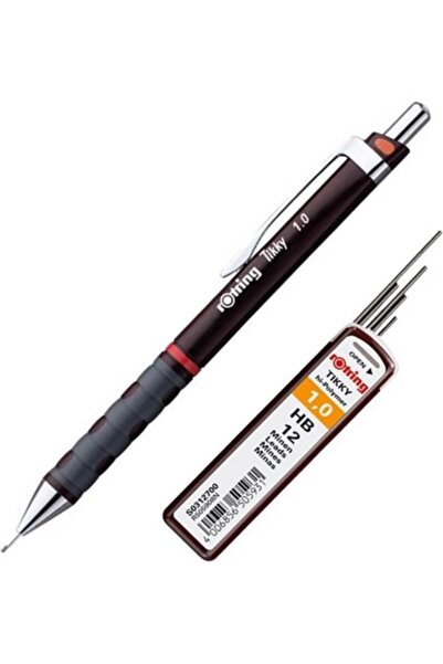 Rotring 0.9 / 1.0 mm Kahverengi Tikky Uçlu Kalem ve Uçu 1 Adet Kahverengi Ver...