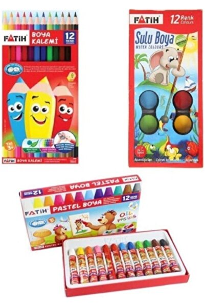 Fatih مجموعة طلاء أدوات مكتبية لطلاب المدارس OFISINN-008