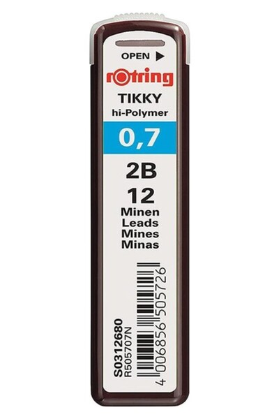 Rotring 0.7 ملم طرف أسود 3 قطع قلم أسود 0.7 ملم 3 قطع