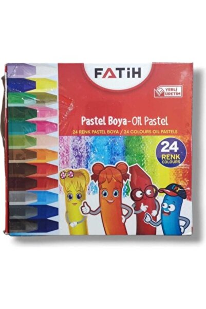 Fatih Kaliteli Pastel Boya 24 Renk