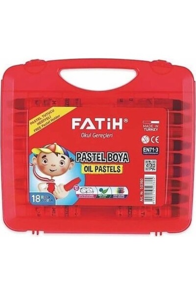 Fatih Pastel Paint 18 Colors King Size (with Bag)
