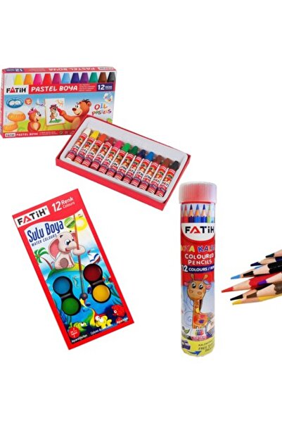 Fatih مجموعة طلاء أدوات مكتبية لطلاب المدارس OFISINN-019