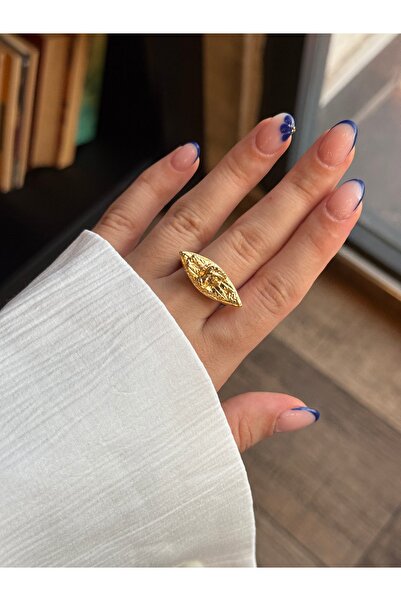 HOUSEKİ Vintage Plate Ring Adjustable