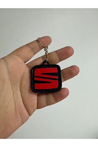 Kant Store سلسلة مفاتيح بلاستيكية تحمل شعار SEAT 🚗 🔑
