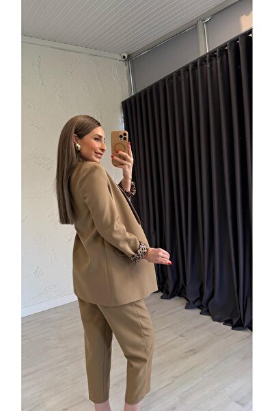 elif teke Vindoh Leo Lined Blazer Jacket Green