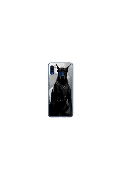 Atlas Husa personalizata tip carcasa Samsung Galaxy A40, Doberman, , S1D1M0018