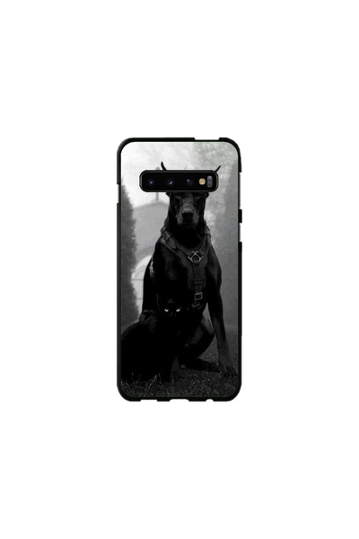 Atlas Husa personalizata tip carcasa Samsung Galaxy S10 Plus, Doberman, , S1D...