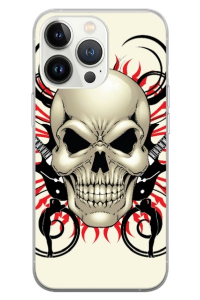 Atlas Εξατομικευμένη θήκη τύπου Apple iPhone 15 Pro, Skull 1, , S1D1M0284