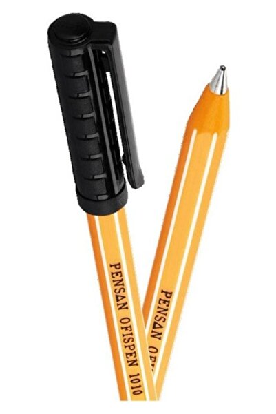 Pensan Tükenmez Kalem 1010 Çizgili 1 Adet Renk Seçenekli Büro Kalemi 1 Adet