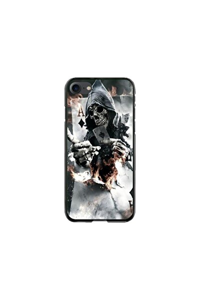 Atlas Husa personalizata tip carcasa Apple iPhone SE2, Skeleton Cards, , S1D1...