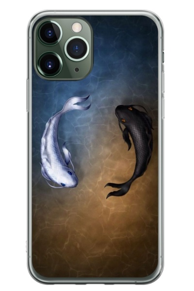 Atlas Husa personalizata tip carcasa Apple iPhone 11 Pro Max, Ying and Yang F...