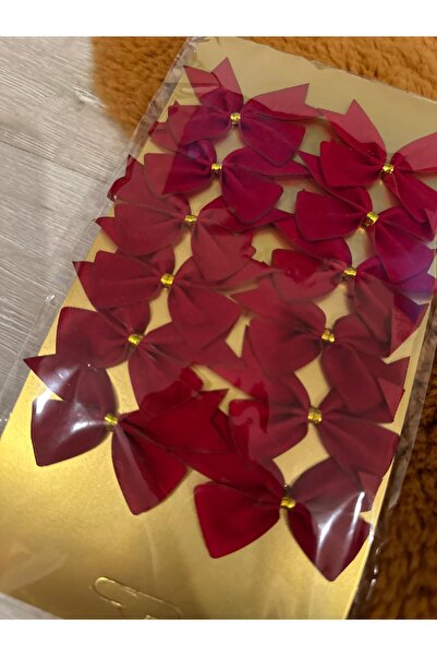 Marrone Pack of 12 Velvet Ribbons Mini Small Ribbons 5 cm