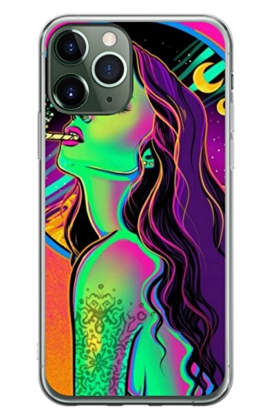 Atlas Husa personalizata tip carcasa Apple iPhone 11 Pro Max, Colorful Girl, ...
