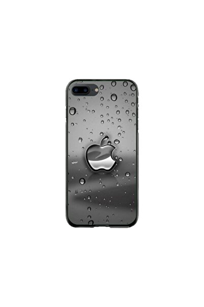 Atlas Προσαρμοσμένη θήκη για Apple iPhone 8 Plus, Rainy Apple logo, , S1D1M0148