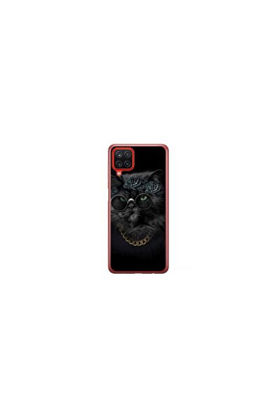 Atlas Εξατομικευμένη θήκη τύπου Samsung Galaxy A12, Black Cat 4, , S1D1M0097