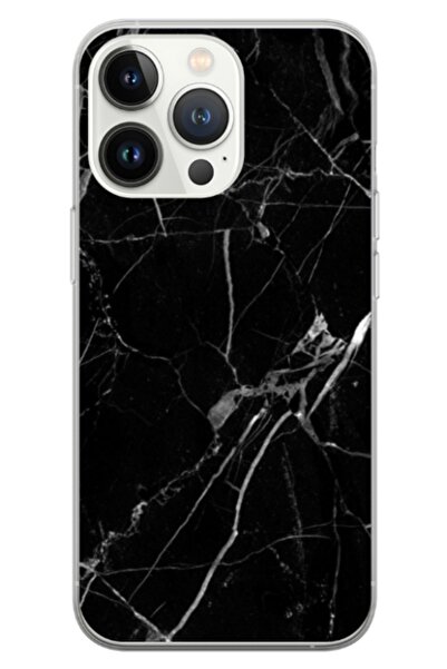 Atlas Husa personalizata tip carcasa Apple iPhone 13 Pro Max, Black Marble, , S1D1M0229