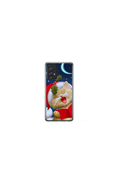 Atlas Персонализиран калъф тип Samsung Galaxy A32, Коледна котка, , S1D1M0048