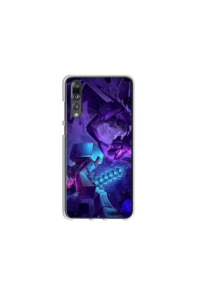 Atlas Husa personalizata tip carcasa Huawei P20 Lite, Ender Dragon, , S1D1M0304