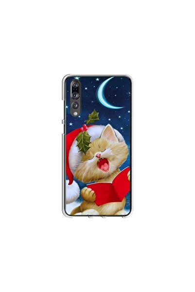 Atlas Εξατομικευμένη θήκη τύπου Huawei P20 Lite, Christmas Cat, , S1D1M0048