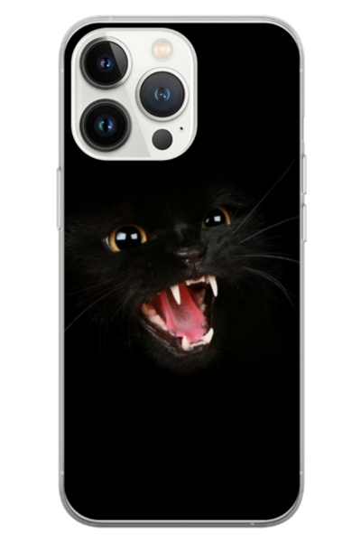 Atlas Husa personalizata tip carcasa Apple iPhone 14 Pro, Black Cat 2, , S1D1...