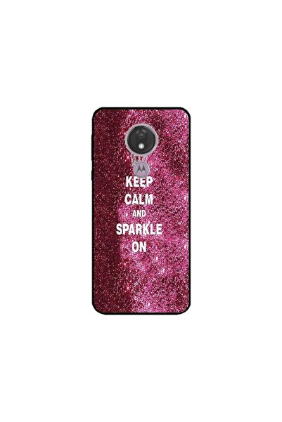 Atlas Husa personalizata tip carcasa Motorola Moto G7, Keep Calm and Sparkle ...