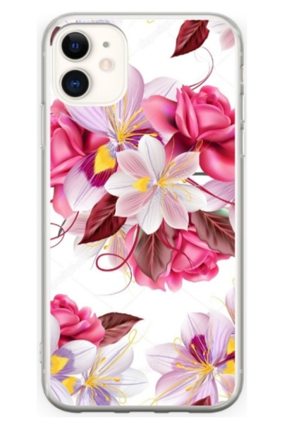 Atlas Husa personalizata tip carcasa Apple iPhone 12 Mini, Flowers 4, , S1D1M...